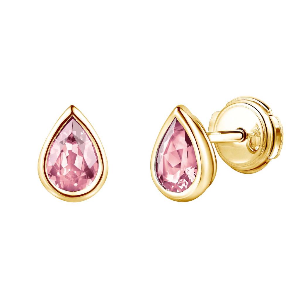 Boucles d'oreilles Or jaune Tourmaline Gemmyorama 2