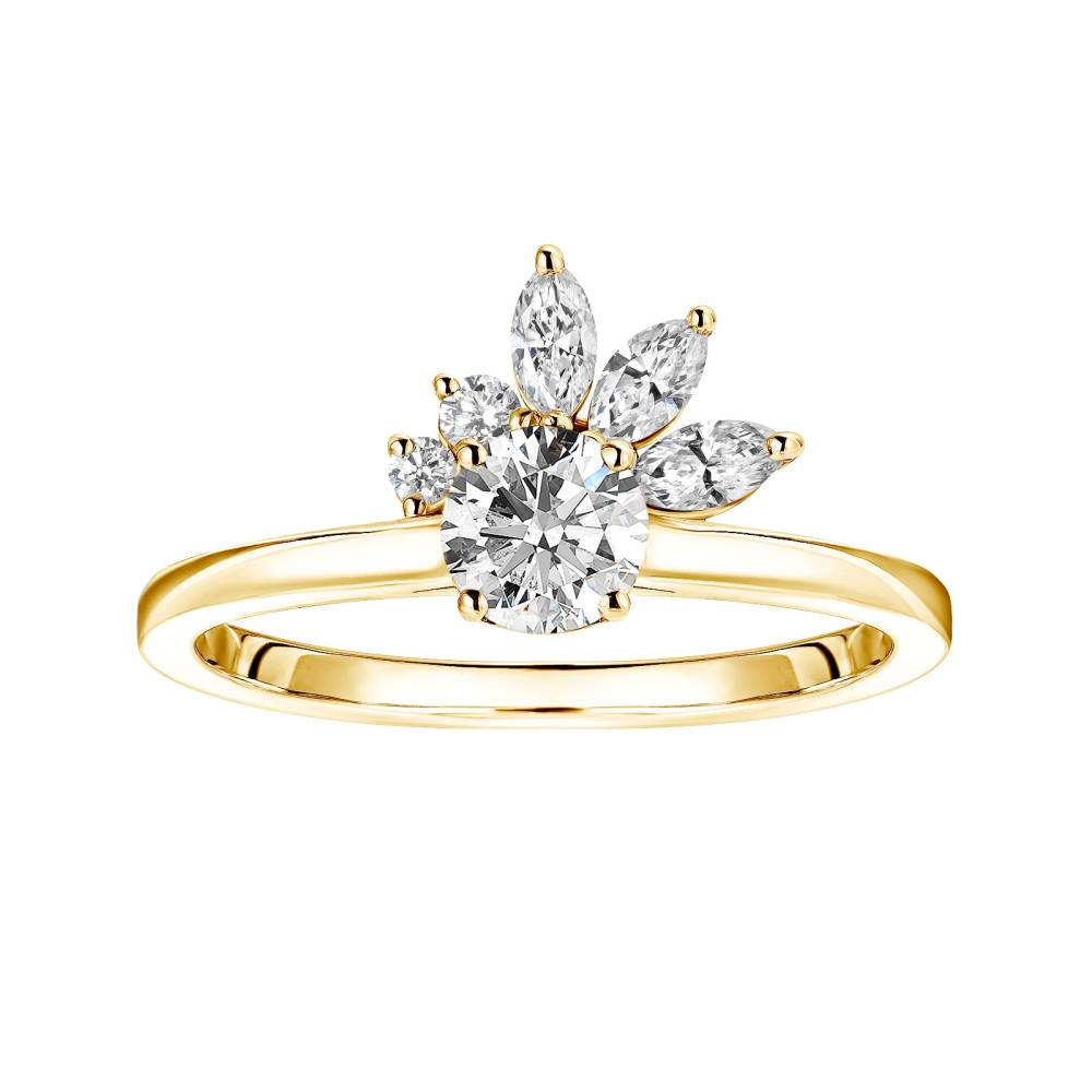 Ring Gelbgold Diamant Little EverBloom 2