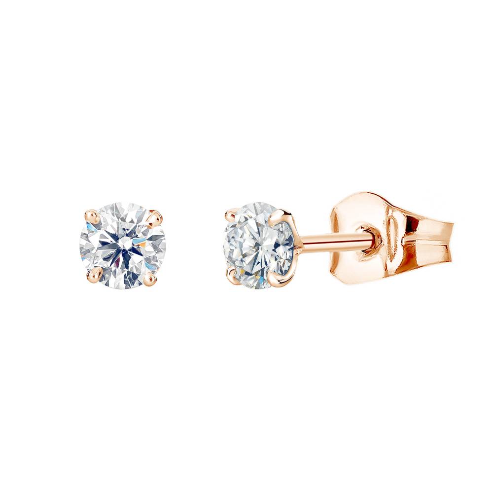 Earrings Rose gold Diamond Lady 2