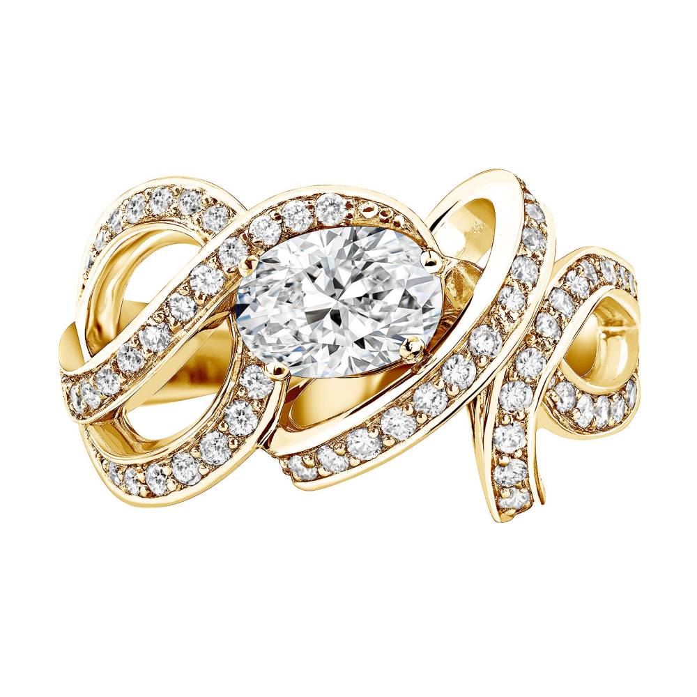 Ring Gelbgold Diamant Olympia 2