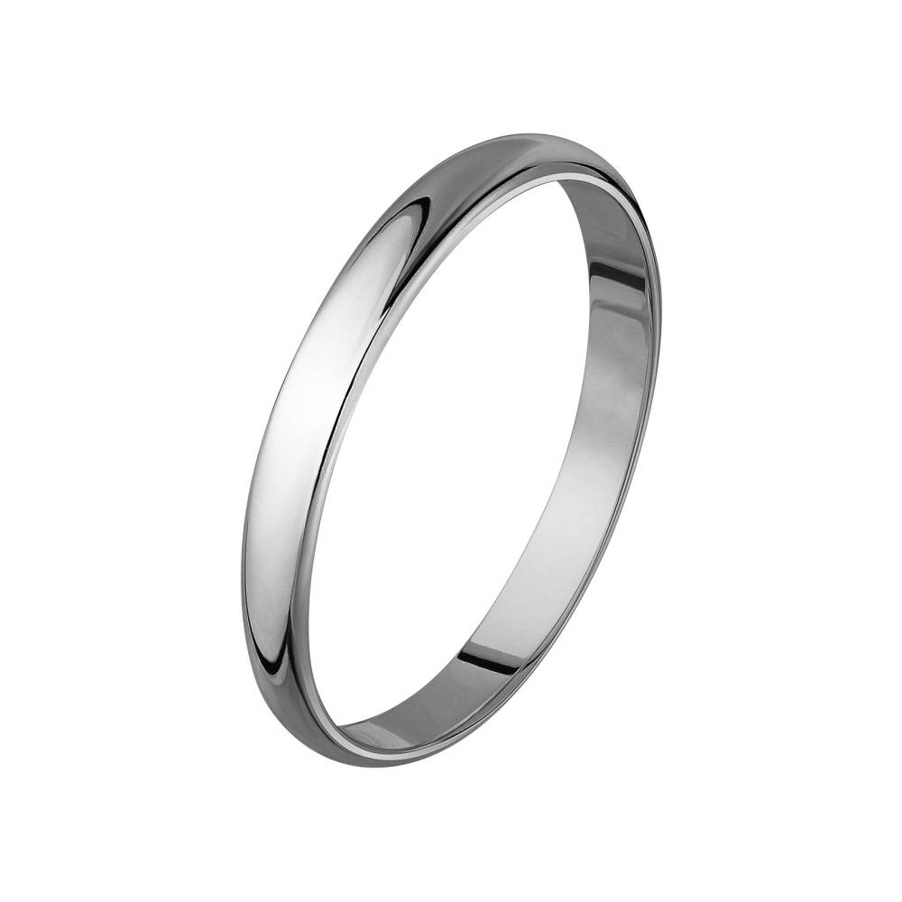 Wedding band Black gold Gaillon 2,5 mm 2