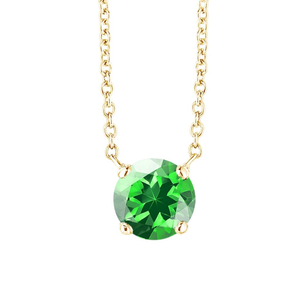 Pendant Yellow gold Tsavorite Lady XXL 2