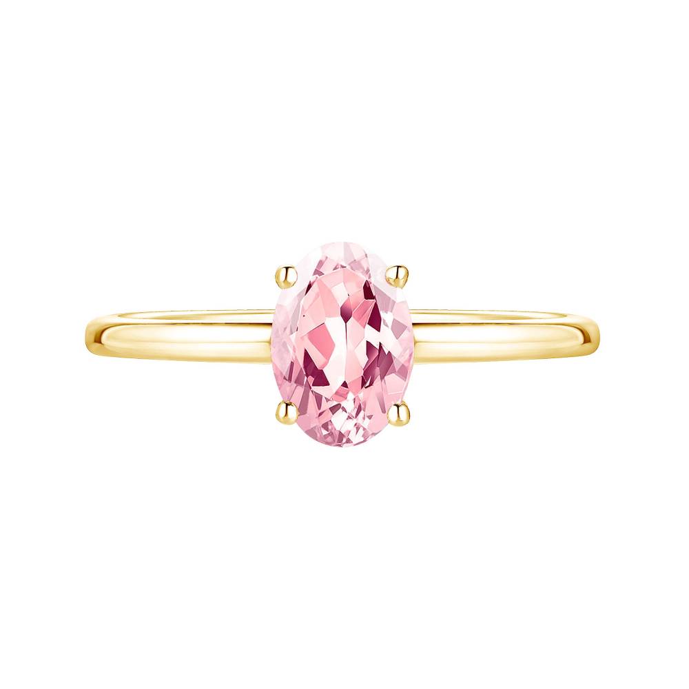 Ring Yellow gold Tourmaline Lady Ovale 2