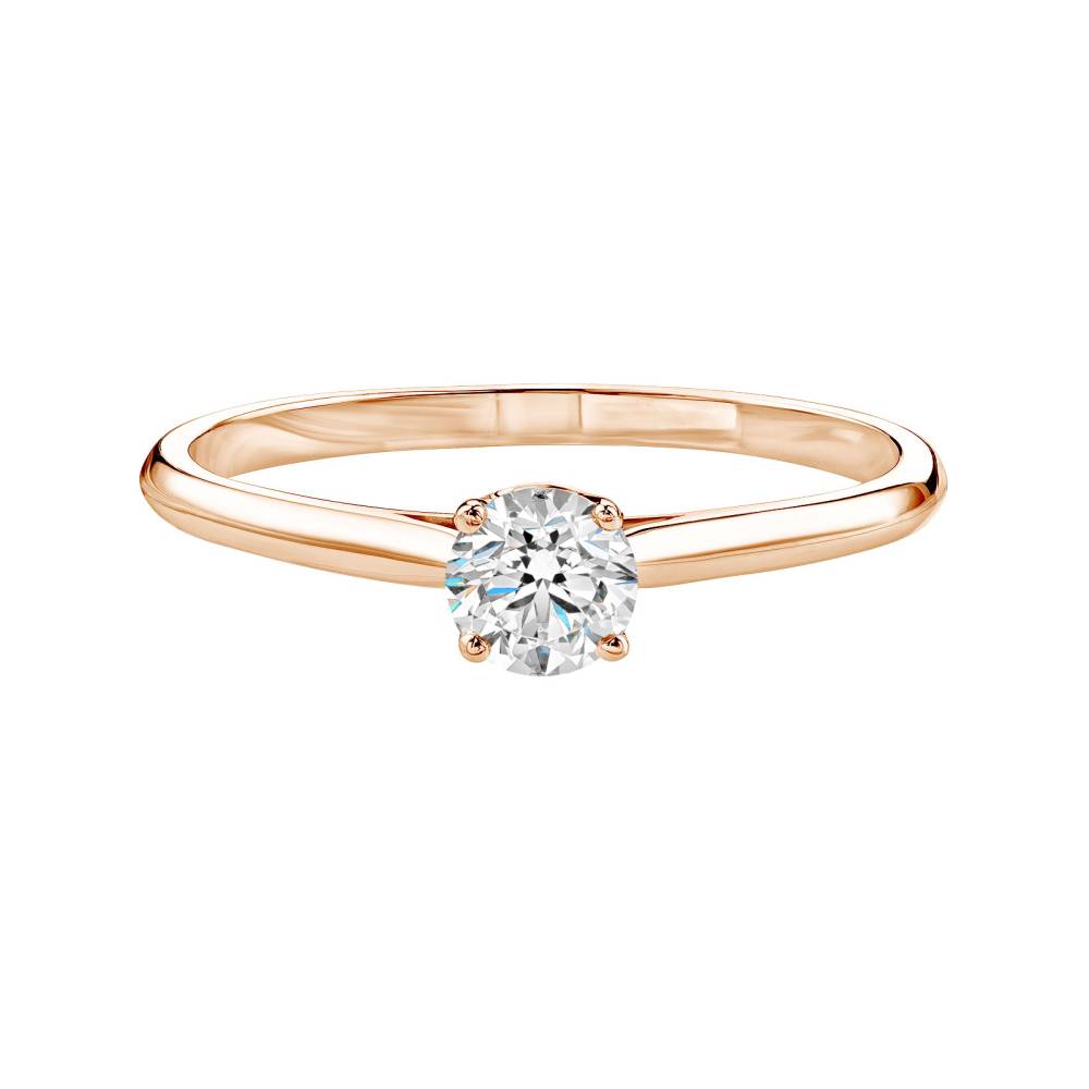 Bague Or rose Diamant Baby Lady 0,3 ct 2