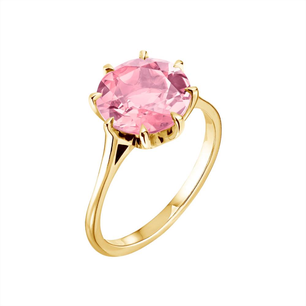 Ring Yellow gold Tourmaline Céleste 2