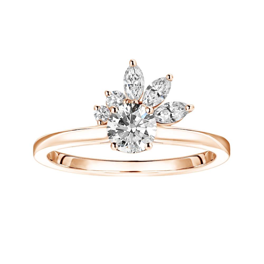 Ring Rose gold Diamond Little EverBloom 2