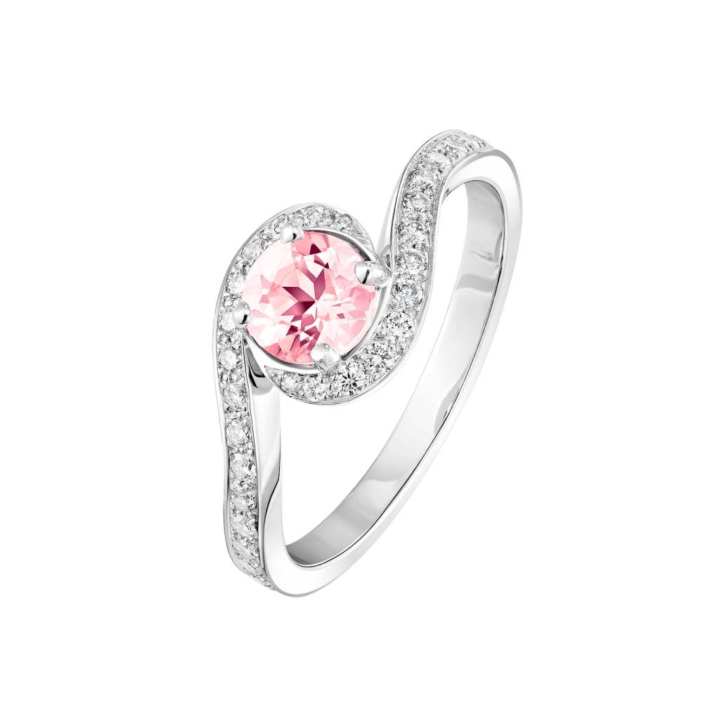 Ring Platin Turmalin und diamanten Amelia 2