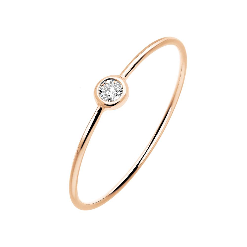 Ring Roségold Diamant Gemmyorama Rond 2