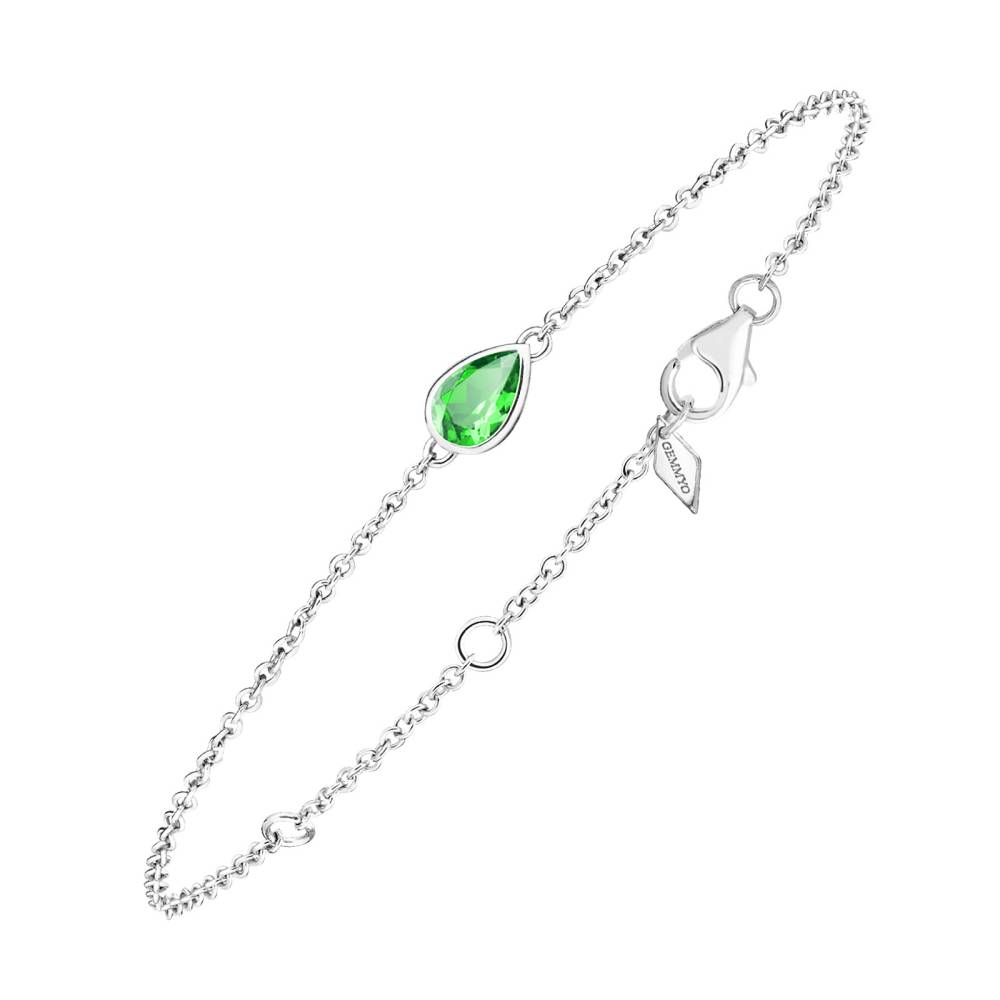 Bracelet Or blanc Tsavorite Gemmyorama 2