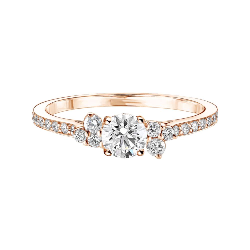 Bague Or rose Diamant Baby EverBloom 0,4 ct Pavée 2