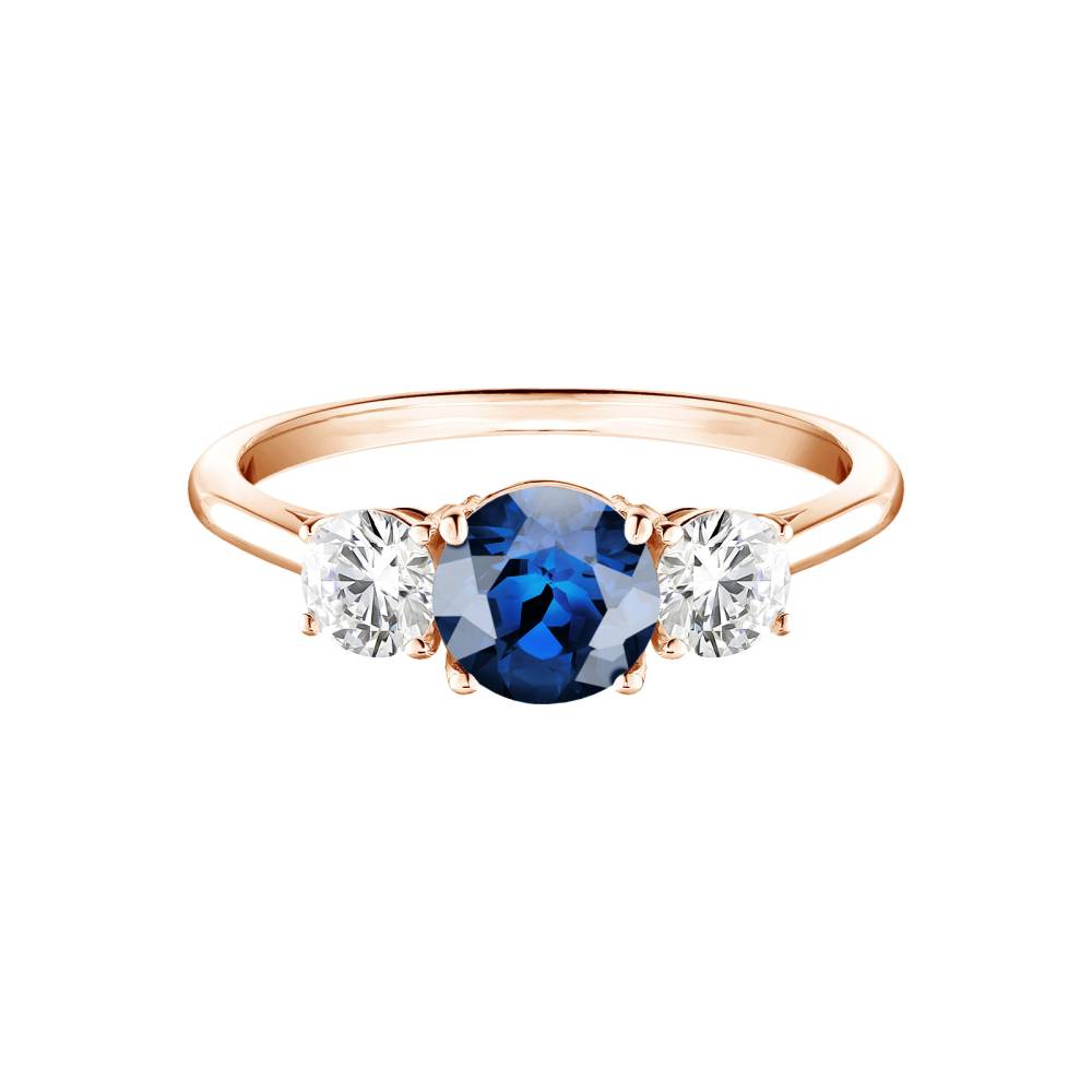 Ring Rose gold Sapphire Little Lady Duo 2