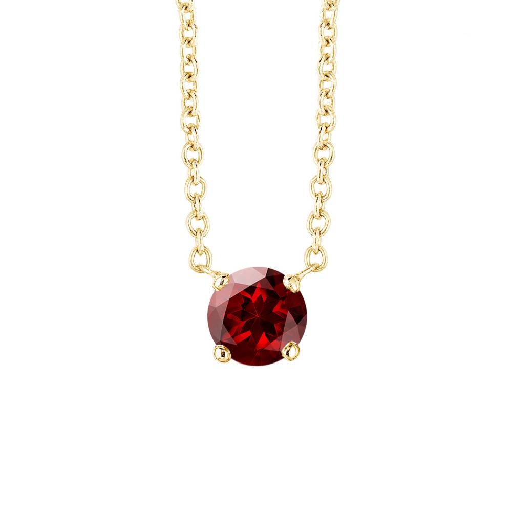 Pendant Yellow gold Garnet Lady XL 2