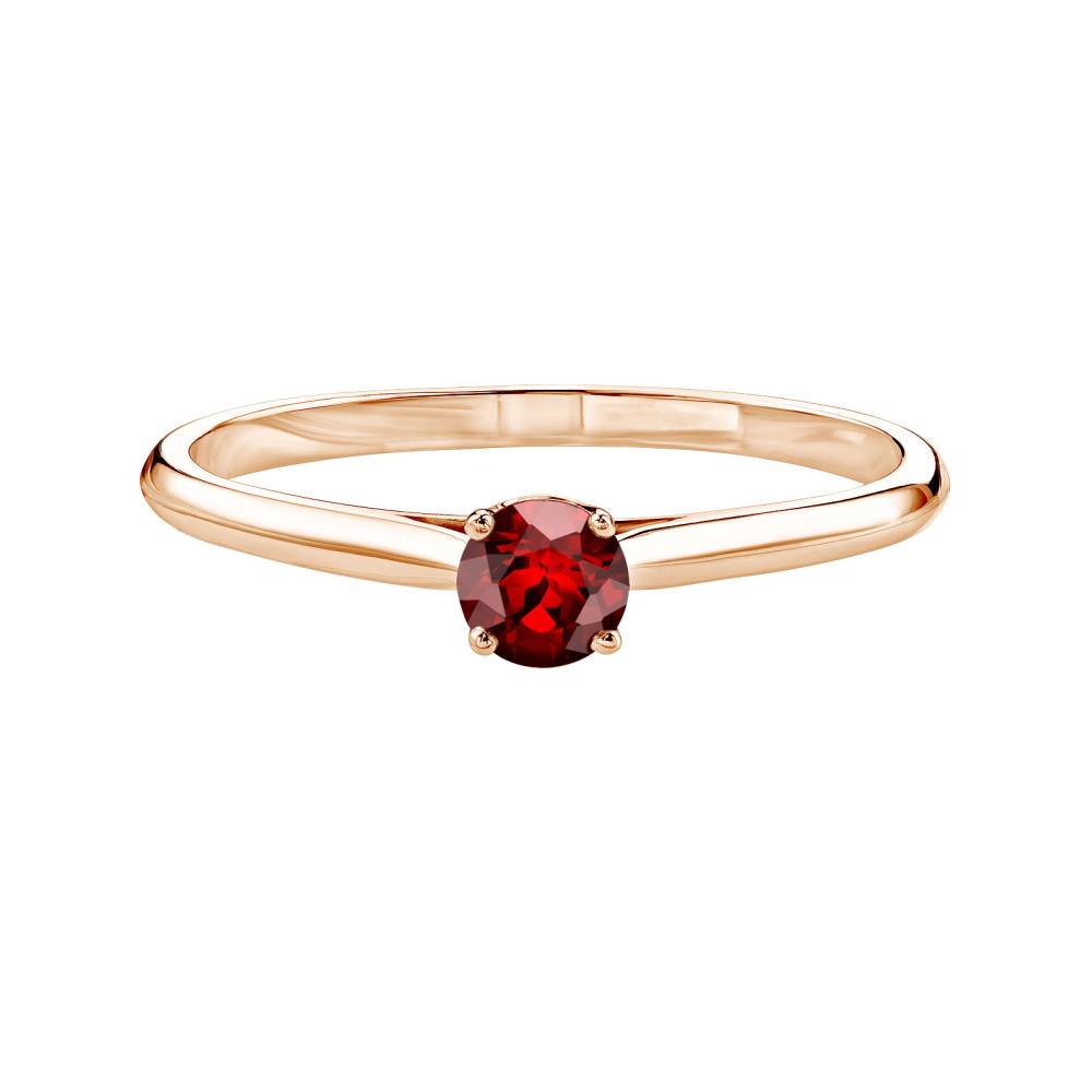 Ring Roségold Granat Baby Lady 2