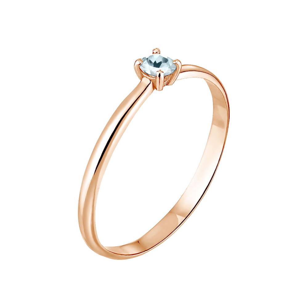 Ring Roségold Aquamarin Mini Lady 2