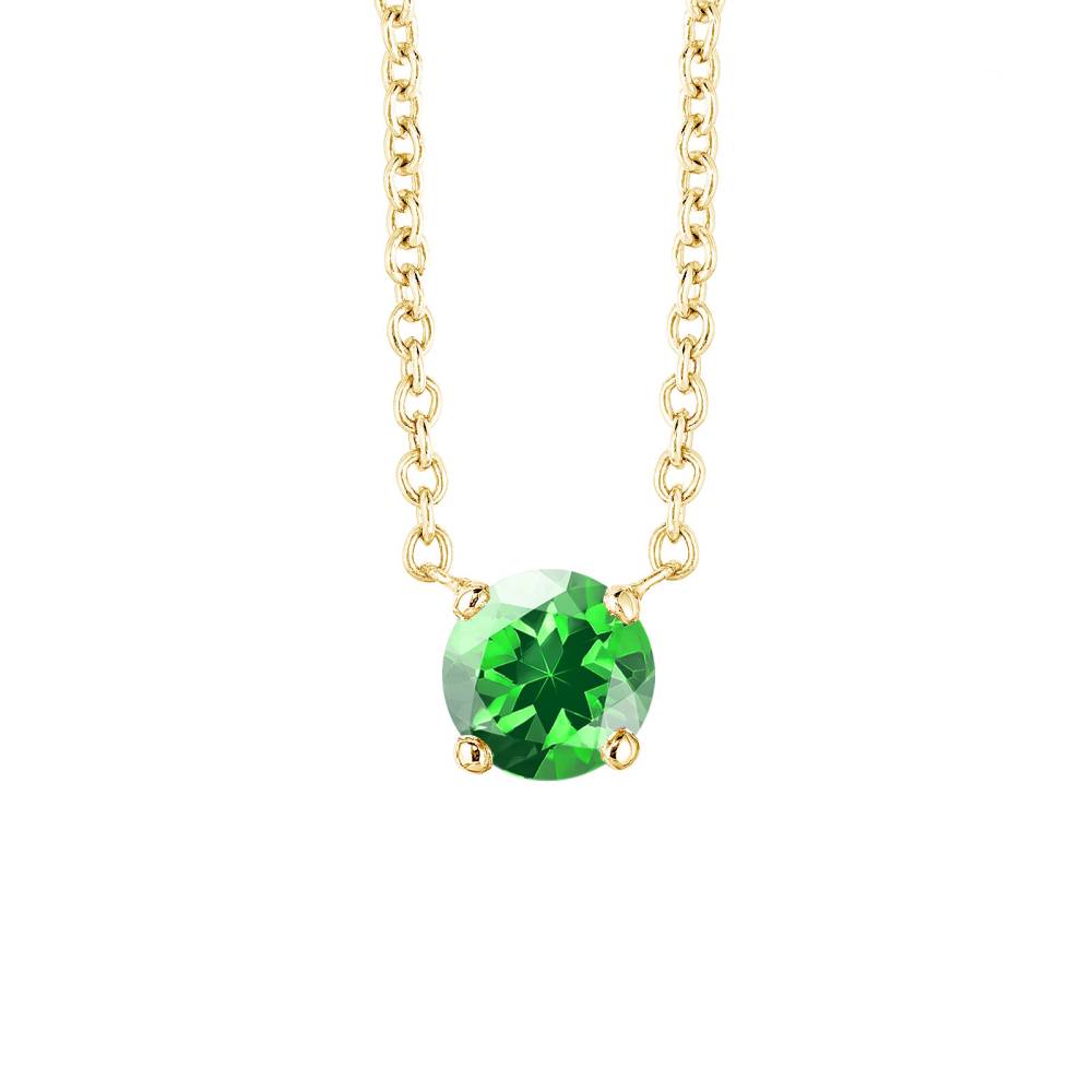 Pendentif Or jaune Tsavorite Lady XL 2