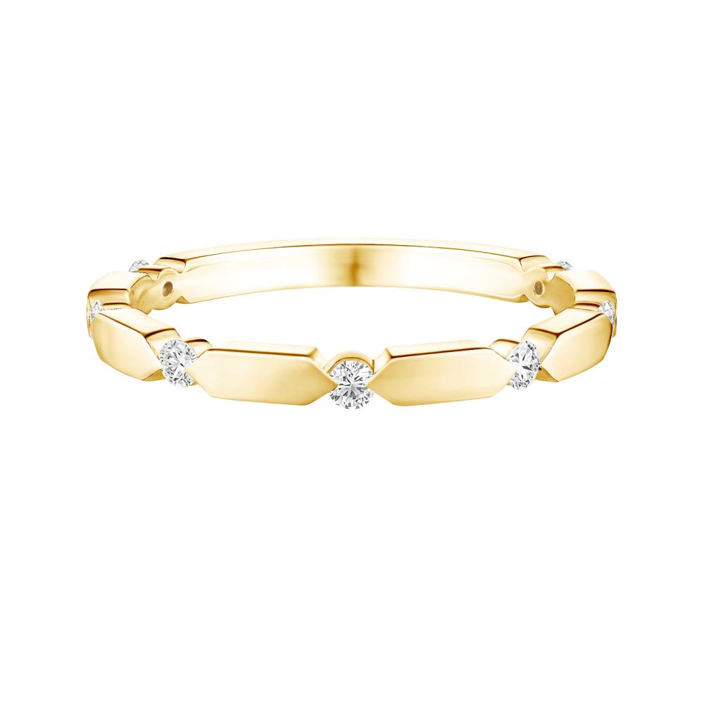 Ring Yellow gold Diamond MET S 2