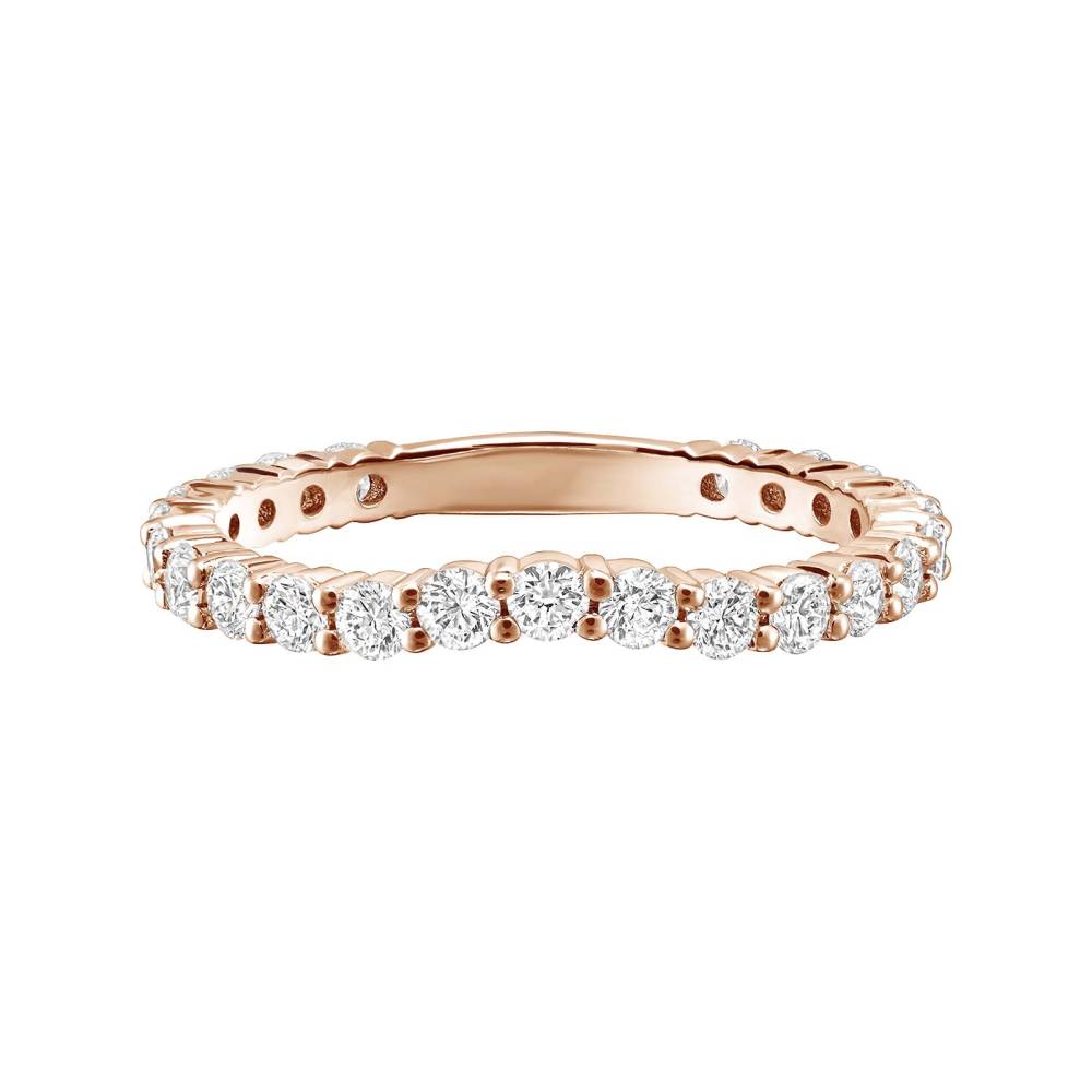 Ring Rose gold Diamond Pénélope Courbée 2