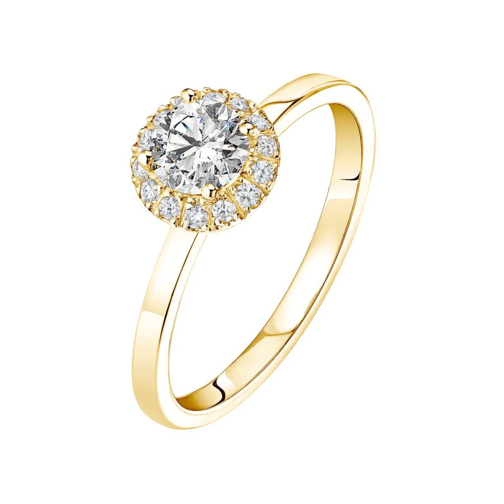 Ring Gelbgold Diamant Rétromantique M 2