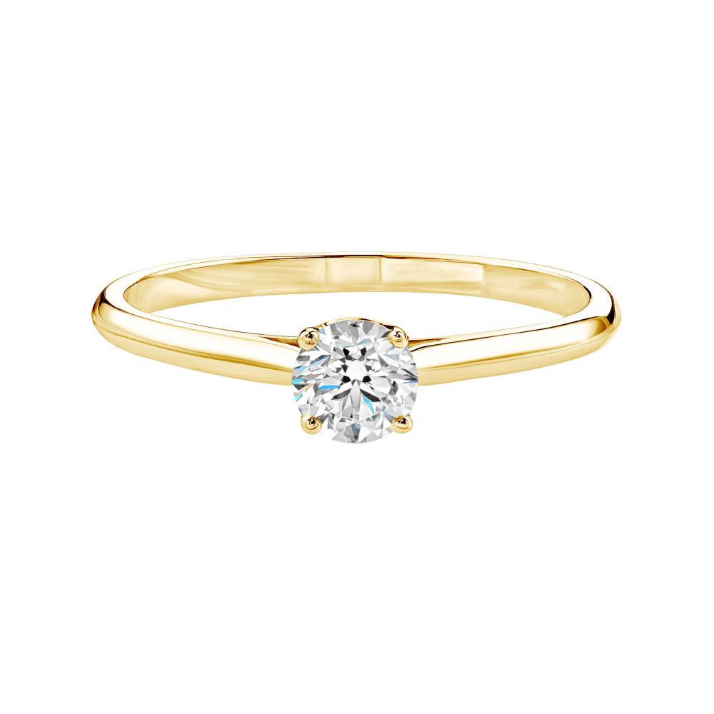 Bague Or jaune Diamant Baby Lady 0,3 ct 2