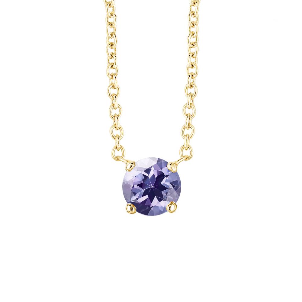 Pendentif Or jaune Tanzanite Lady XL 2