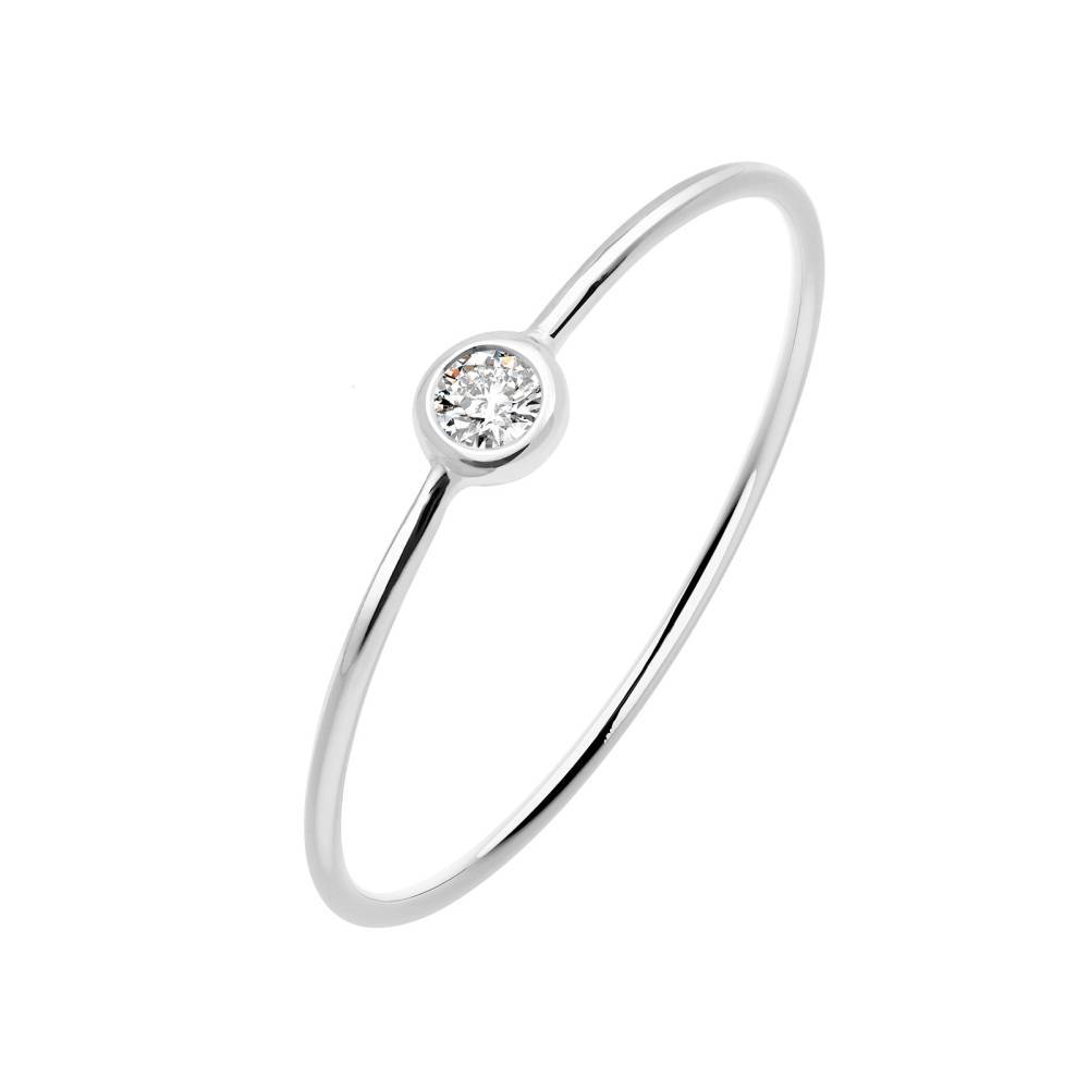 Ring White gold Diamond Gemmyorama Rond 2