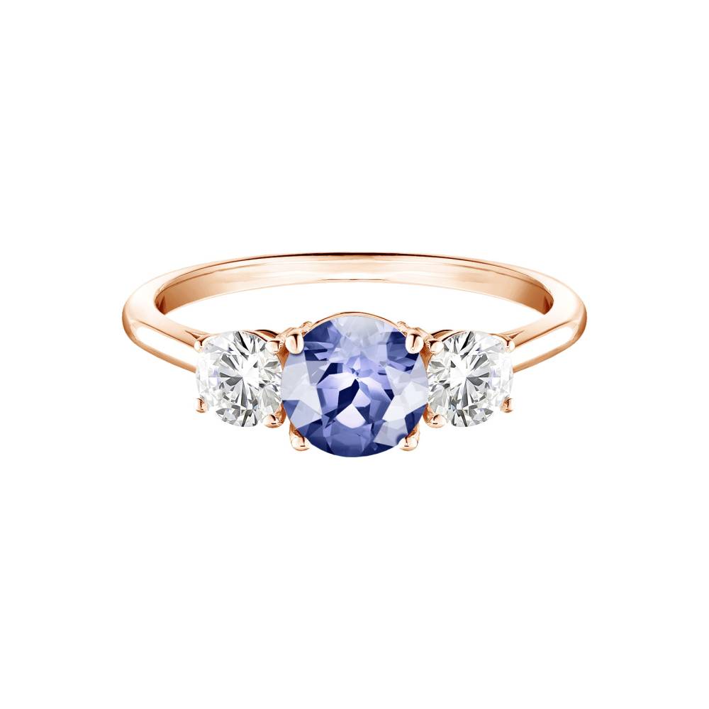 Ring Rose gold Tanzanite Little Lady Duo 2