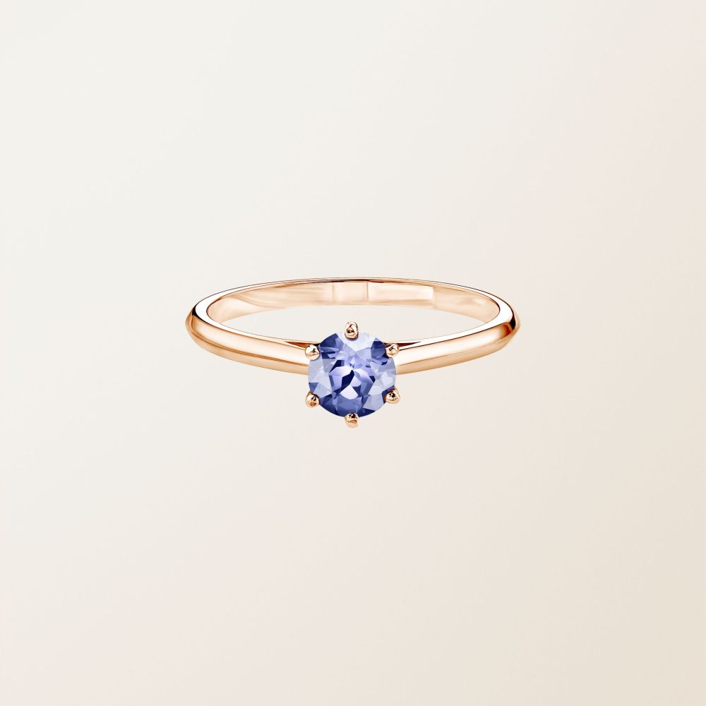 Ring Rose gold Tanzanite Little Lady 2