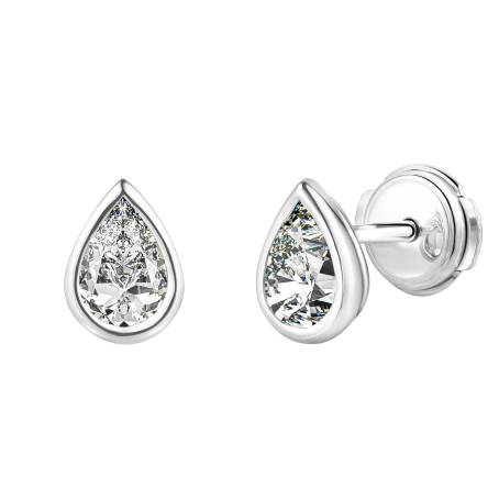 Gemmyorama White Gold Diamond Earrings