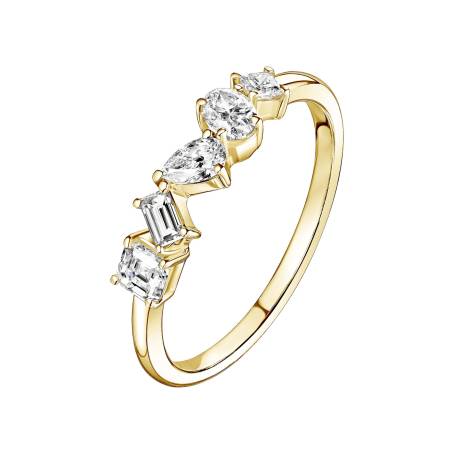 Primavera Yellow Gold Diamond Ring