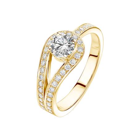 Romy Yellow Gold Diamond Ring