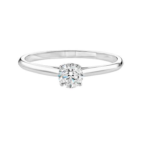 Bague Or Blanc 18 cts Diamant Baby Lady 0,3 ct