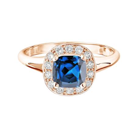 Mada Rose Gold Sapphire Ring