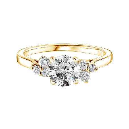 Bague Or jaune 18 cts Diamant Baby EverBloom 6 mm