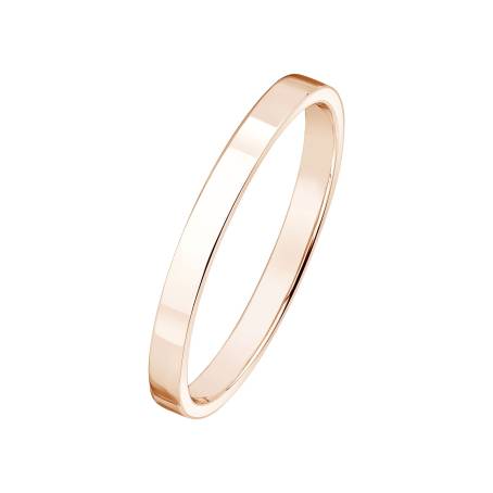 Alliance Or rose 18 cts Rivoli 2 mm