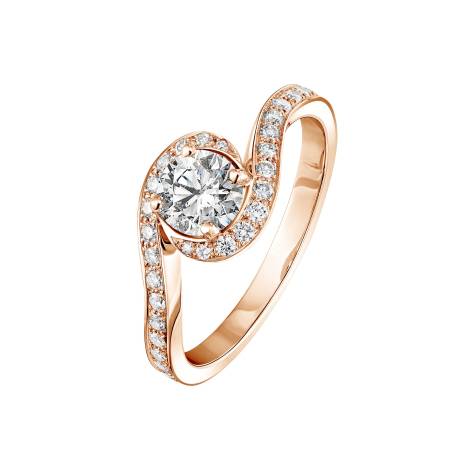 Amelia Rose Gold Diamond Ring
