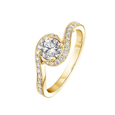 Amelia Yellow Gold Diamond Ring