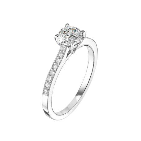 Lady Pavée White Gold Diamond Ring