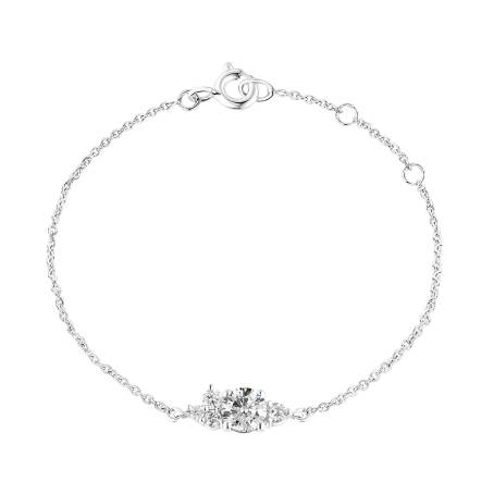 Bracelet Or blanc 18 cts Diamant Baby EverBloom