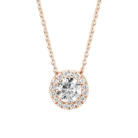Rétromantique M Rose Gold Diamond Pendant