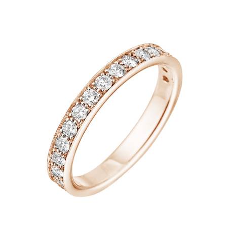 Alliance Or rose 18 cts Diamant Sophie