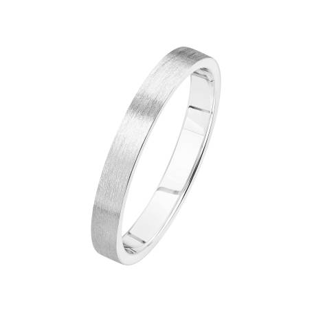 Alliance Homme Or blanc 18 cts St-Honore 3mm