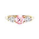 Thumbnail: Ring Yellow gold Tourmaline and diamonds Lady Duo de Poires 1