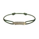 Vignette : Bracelet cordon Or jaune Entaille Crans 1