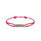 Thumbnail: Cord Bracelet Rose gold Entaille Crans 1