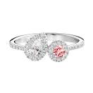 Thumbnail: Ring White gold Tourmaline and diamonds AlterEgo Poire 1