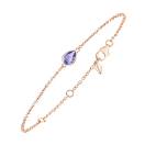 Vignette : Bracelet Or rose Tanzanite Gemmyorama 1