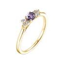 Thumbnail: Ring Yellow gold Lavender Spinel and diamonds Baby EverBloom 2