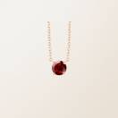 Pendant Rose gold Garnet Lady XL 1