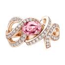 Vignette:Ring Roségold Turmalin und diamanten Olympia 1