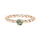 Thumbnail: Ring Rose gold Green Sapphire and diamonds Capucine 4 mm 1